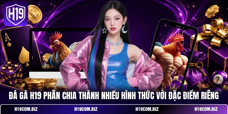 Đá gà H19 phân chia thành nhiều hình thức với đặc điểm riêng