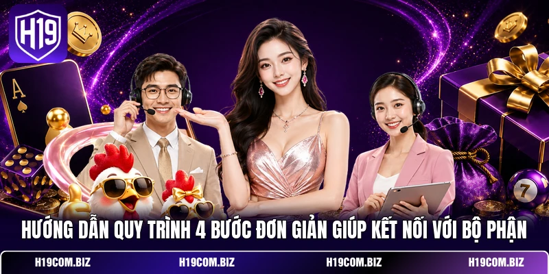 Liên Hệ H19 Hỗ Trợ Khách Hàng Nhanh Chóng Và Chính Xác 3 Hướng dẫn quy trình 4 bước đơn giản giúp kết nối với bộ phận